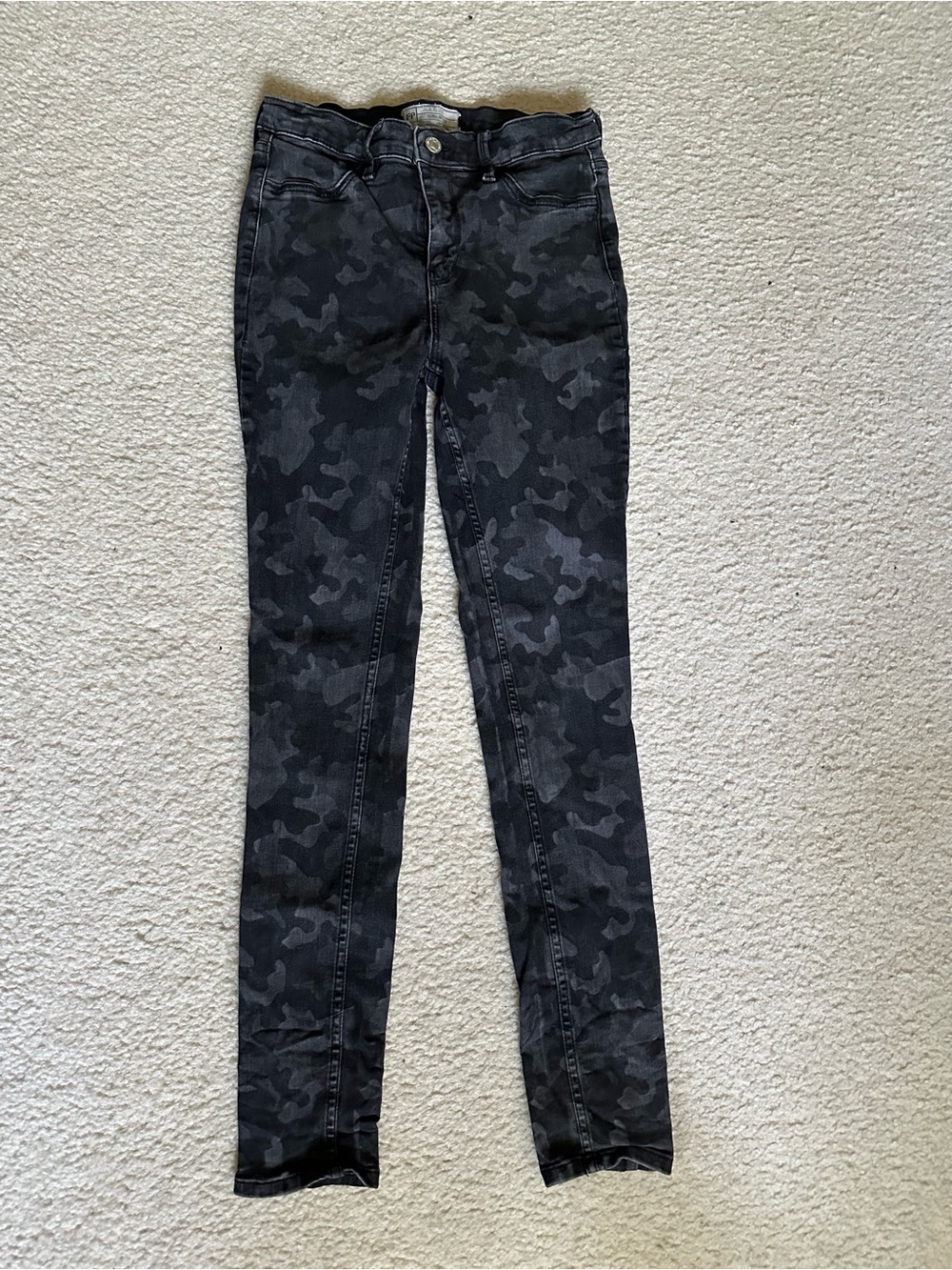 Free People Black Washed Skinny Jeans